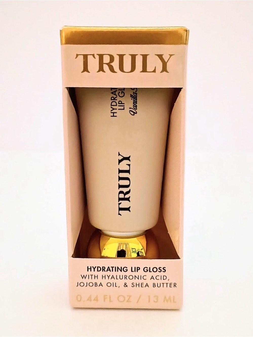 Truly Hydrating Lip Gloss - Nude Beige Vanilla Baby NIB 13ml